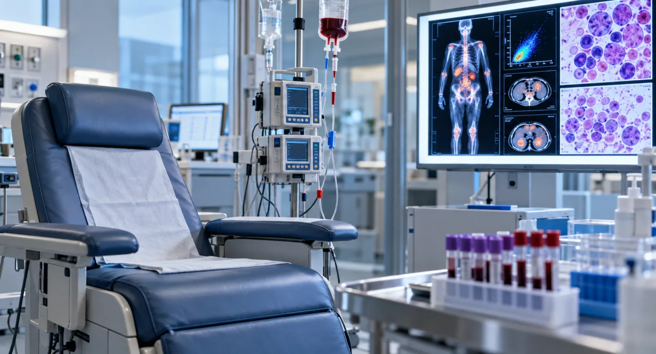 Representative image: CARVYKTI multiple myeloma treatment setting as Legend Biotech reports five-year progression-free survival after a single CAR T-cell infusion.
