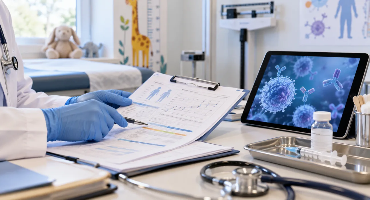 Representative image: Pediatric immune-disorder care illustrates Pharming Group’s Joenja FDA Priority Review for lower-dose treatment in children aged four and older with activated PI3K delta syndrome.