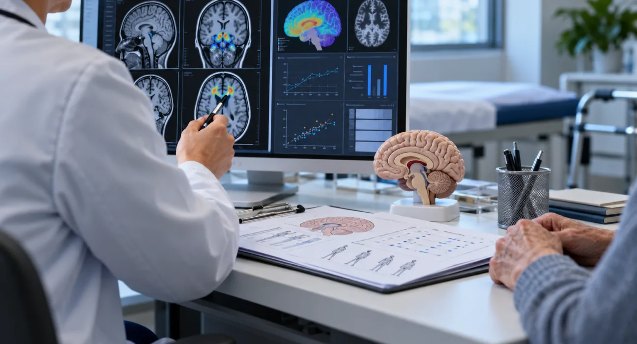 Representative image of Parkinson’s disease research as BioVie’s bezisterim shows promising Phase 2 improvements in motor and non-motor symptoms among patients with elevated inflammation.