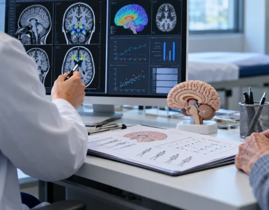 Representative image of Parkinson’s disease research as BioVie’s bezisterim shows promising Phase 2 improvements in motor and non-motor symptoms among patients with elevated inflammation.