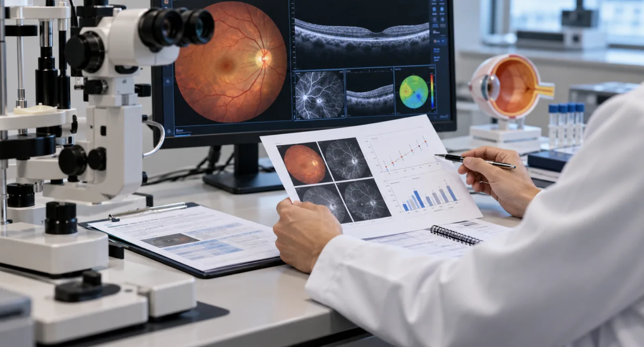 Representative image of uveitis research as Roivant Sciences and Priovant Therapeutics report positive Phase 3 brepocitinib results, reducing treatment failure and improving steroid-free disease control.
