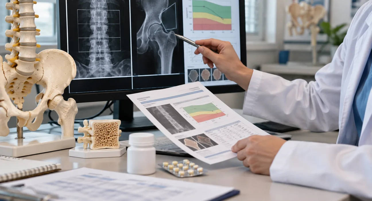 Representative image of osteoporosis research as Entera Bio’s oral drug EB613 shows promising Phase 2 bone density gains ahead of a planned Phase 3 trial.