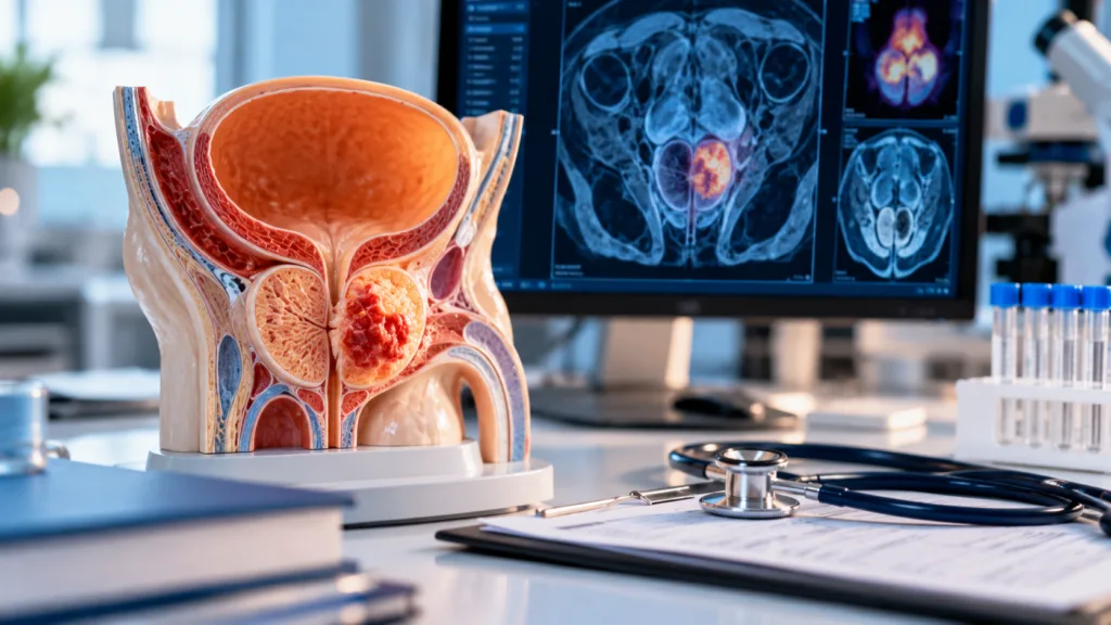 Representative image of metastatic prostate cancer research as Syncromune’s investigational SYNC-T immunotherapy demonstrates 80% two-year survival and durable complete responses in an early Phase 1 clinical trial.